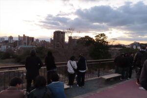 2026年元旦、福岡城天守台展望台